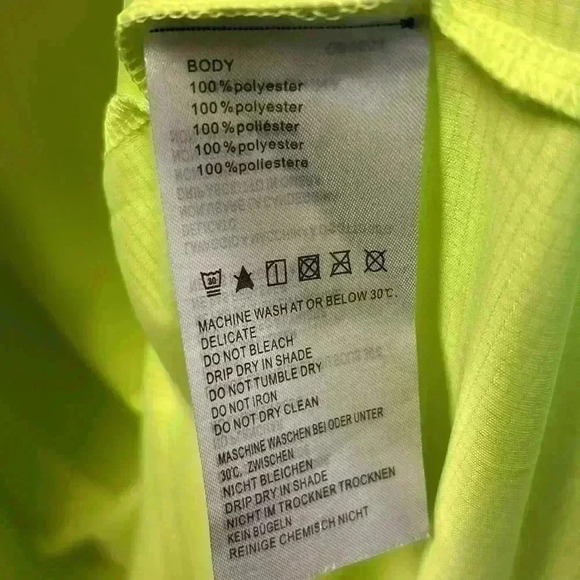 Urbest 2XL Bright Lime Green/Yellow Plus Size Women's Athletic Tank Top Run Lift - Picture 5 of 5